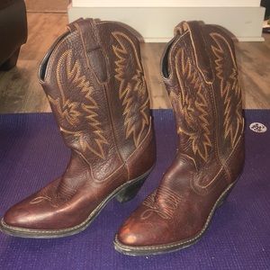 Authentic Nashville Leather Cowboy Boots